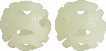 CHUCKIT Max Glow Air Koiranlelu Pallo - 2-pack - Beiga
