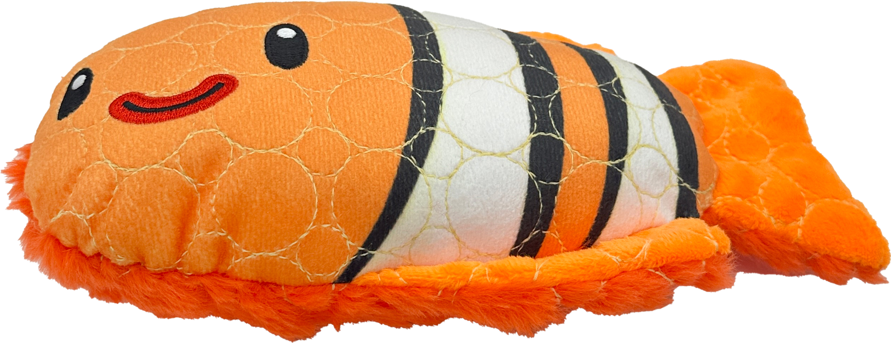 Bite Force Kevlar Tough Plysj Hundeleke - Klovnefisk - 2