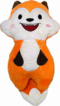 Bite Force Kevlar Tough Plysch Hundespielzeug - Fuchs