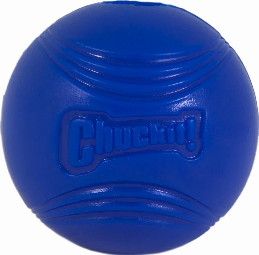 CHUCKIT Super Crunch Hundleksak Boll - Blå