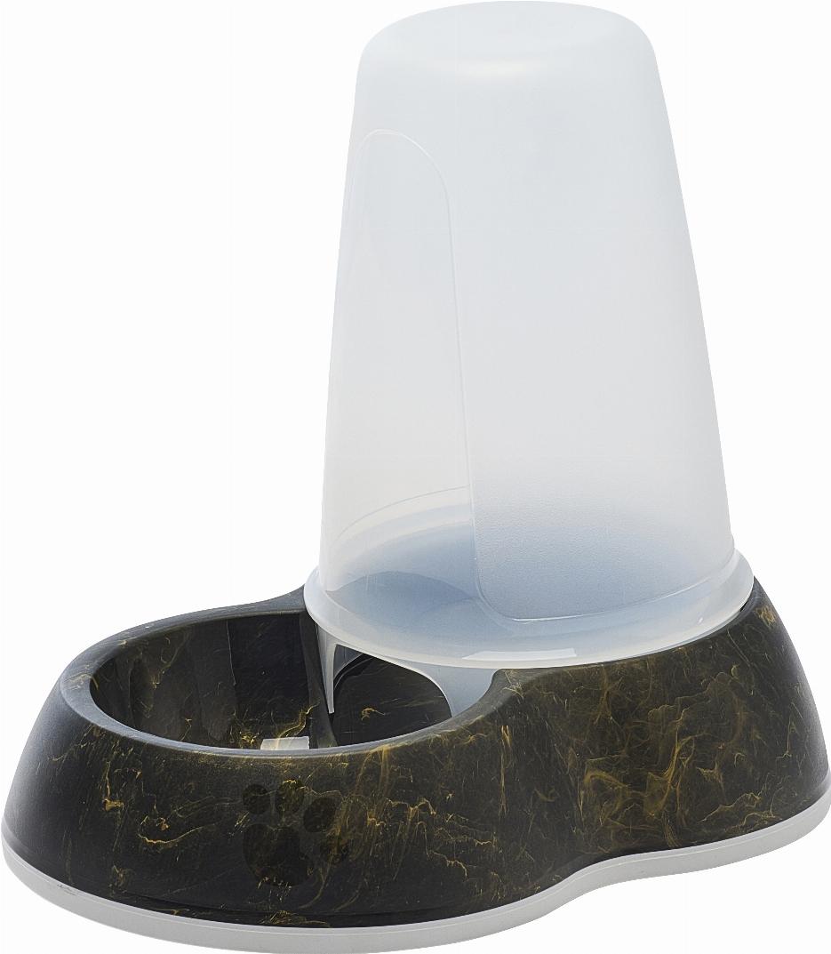 Savic Loop Foderautomat Marmor - Svart/Guld Marmor (3 L)