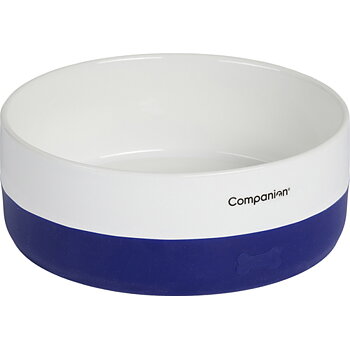 Companion Keramikkmatskål med silikon - Blue