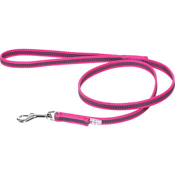 Color&Gray-Supergrip Leash Pink/Grey with handle max 30kg