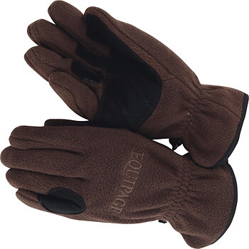 Equipage Handskar i Fleece Brun