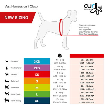 Curli Vest Clasp Cord Harness - Brown, M