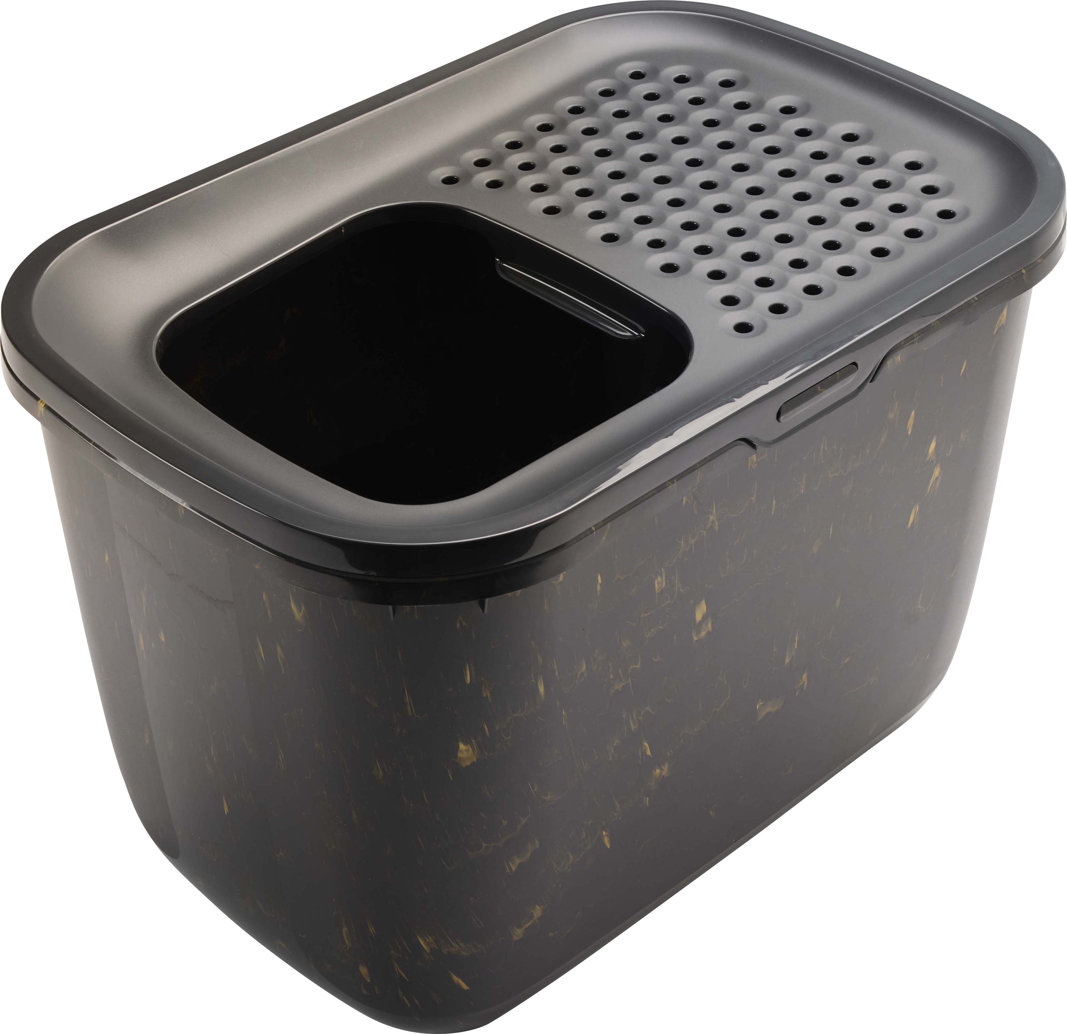 SAVIC Hop In Litter Box  - Black/Gold 58,5x39x39,5 cm - 2