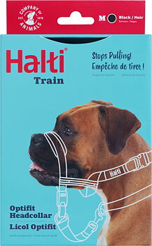 Halti OptiFit Antidrag Dog Harness  - Black, M