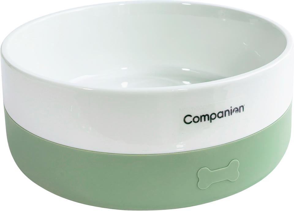 Companion Ceramic Bowl with Silicone Base - Granite Green, 1,8 L