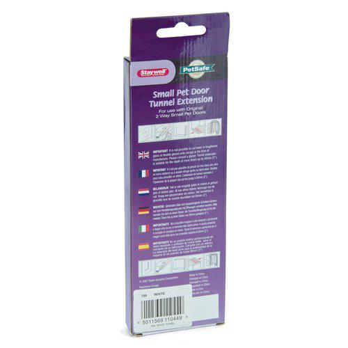 Staywell Expander White Tunnel Extension 50 mm (for art.no. RAD7050715) - 2