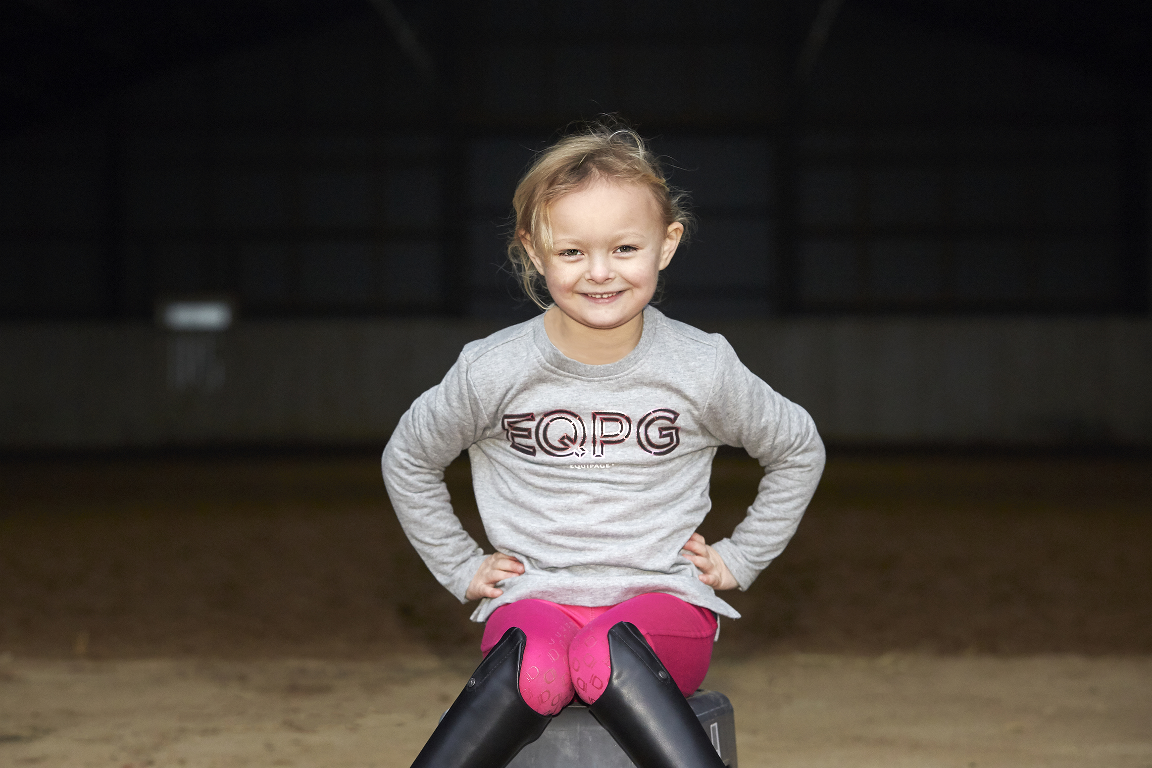 Equipage KIDS Julia LS sweatshirt Begonia Pink - 2