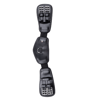 Waldhausen Elasticated leather short belt - Black