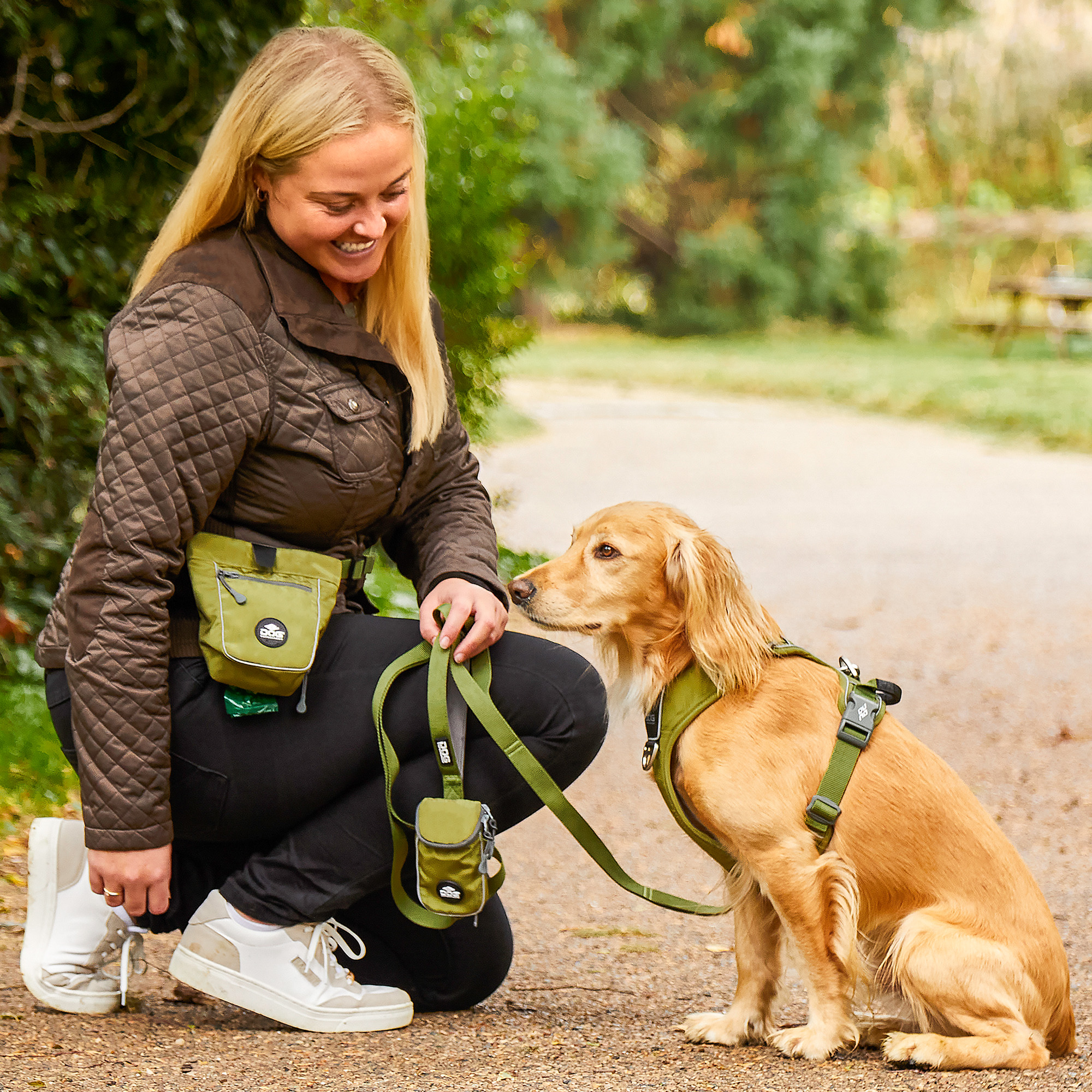 Dog Copenhagen Urban Trail Leash - Hunting Green
