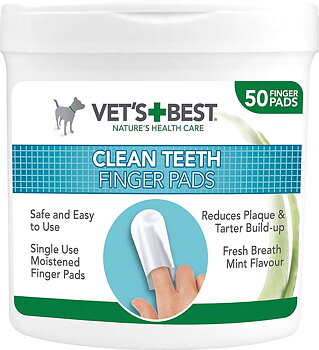 Vet´s Best Puhdistuslaput Hampaille - 50 kpl