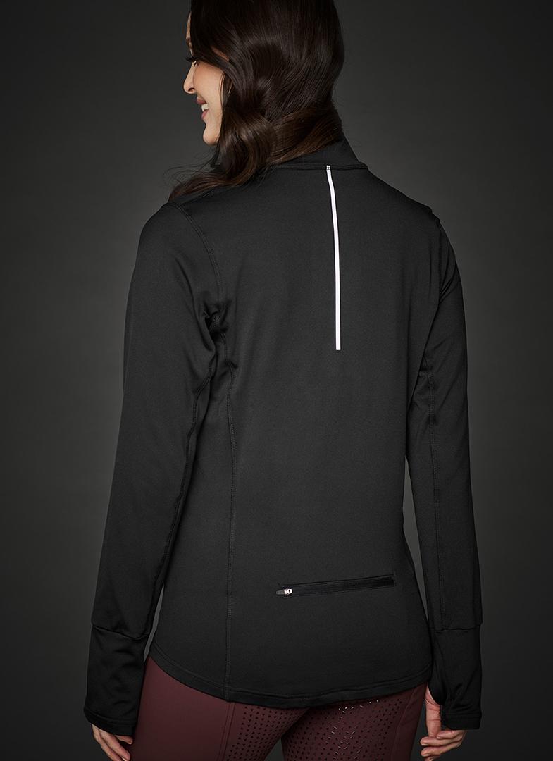Mountain Horse ZeraTech Fleece - Svart - Stilren