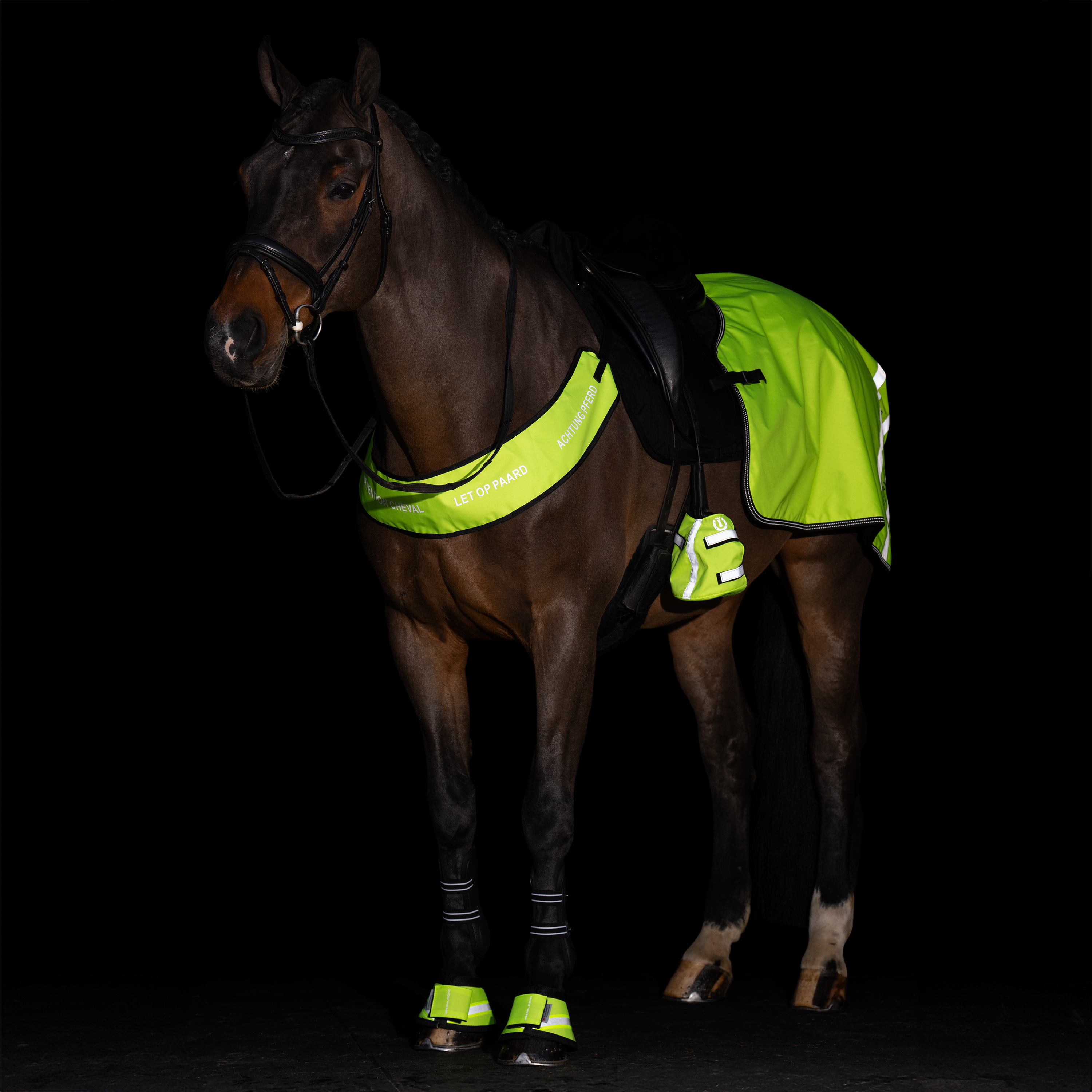 Imperial Riding Bellboots Reflective - Yellow - 4