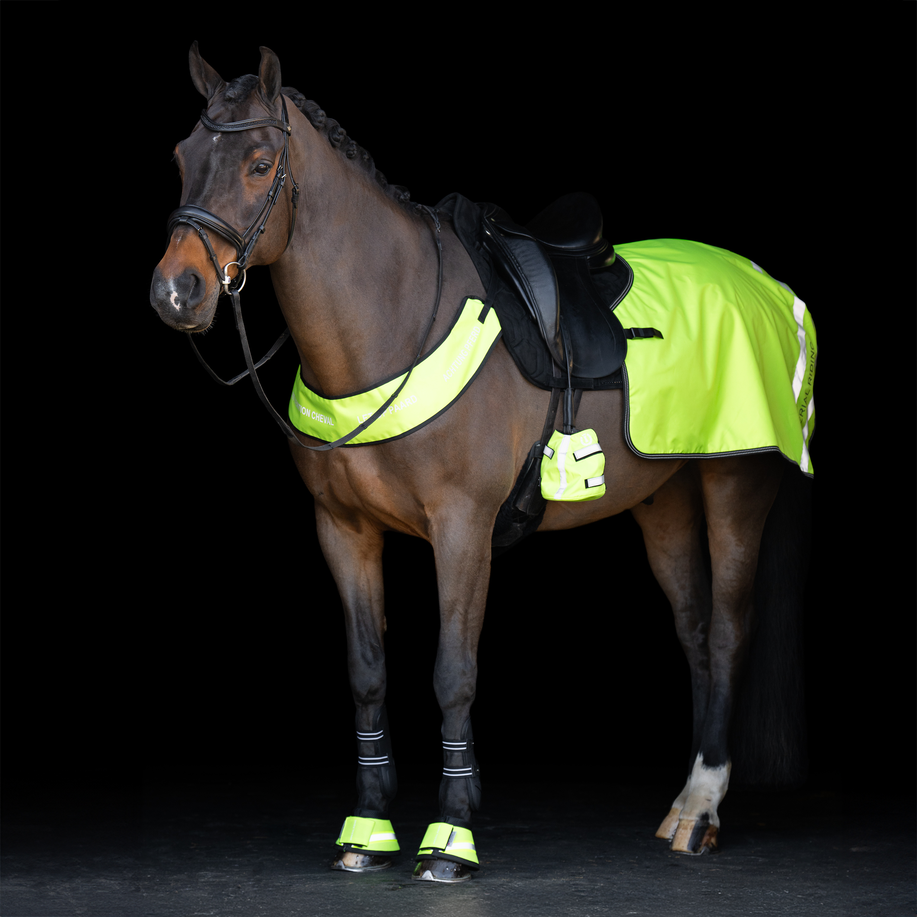 Imperial Riding Bellboots Reflective - Yellow - 3