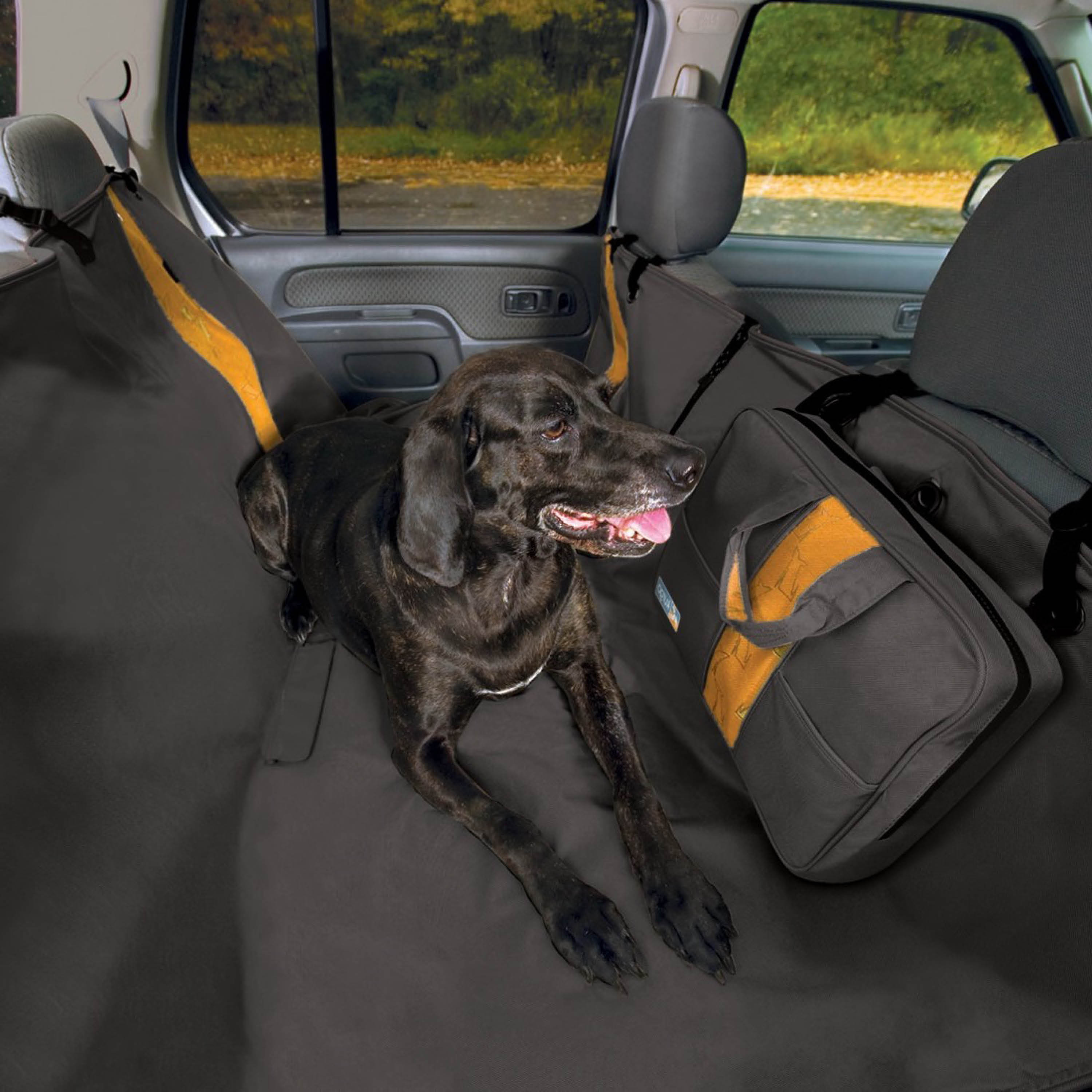 KURGO Wander Hammock Seat Cover - Black 
