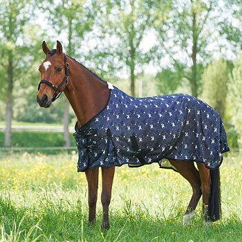 Imperial Riding Fly blanket Carlys - Grey Pixie Dust AOP