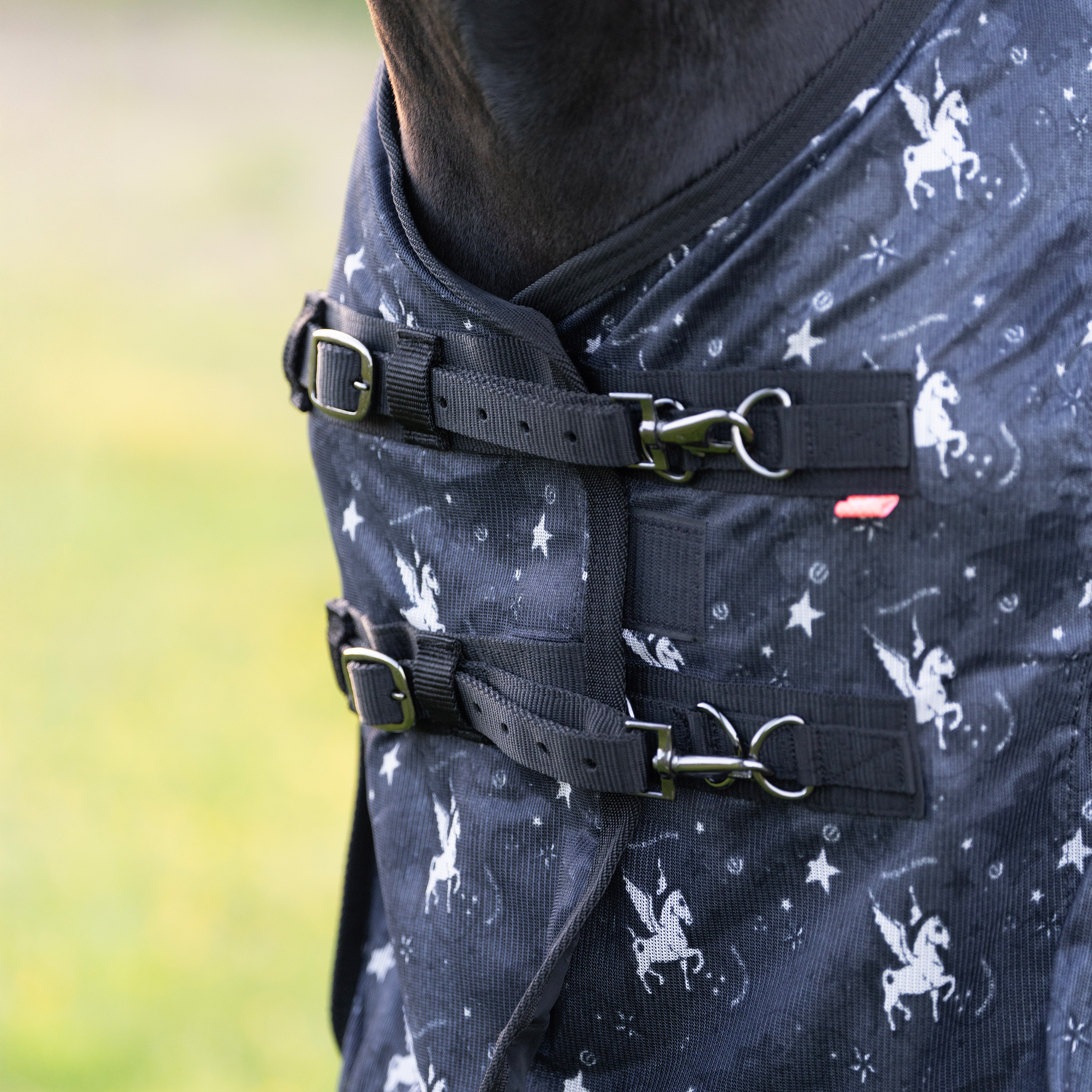Imperial Riding Kärpäsloimi Carlys - Harmaa Pixie Dust AOP - 4