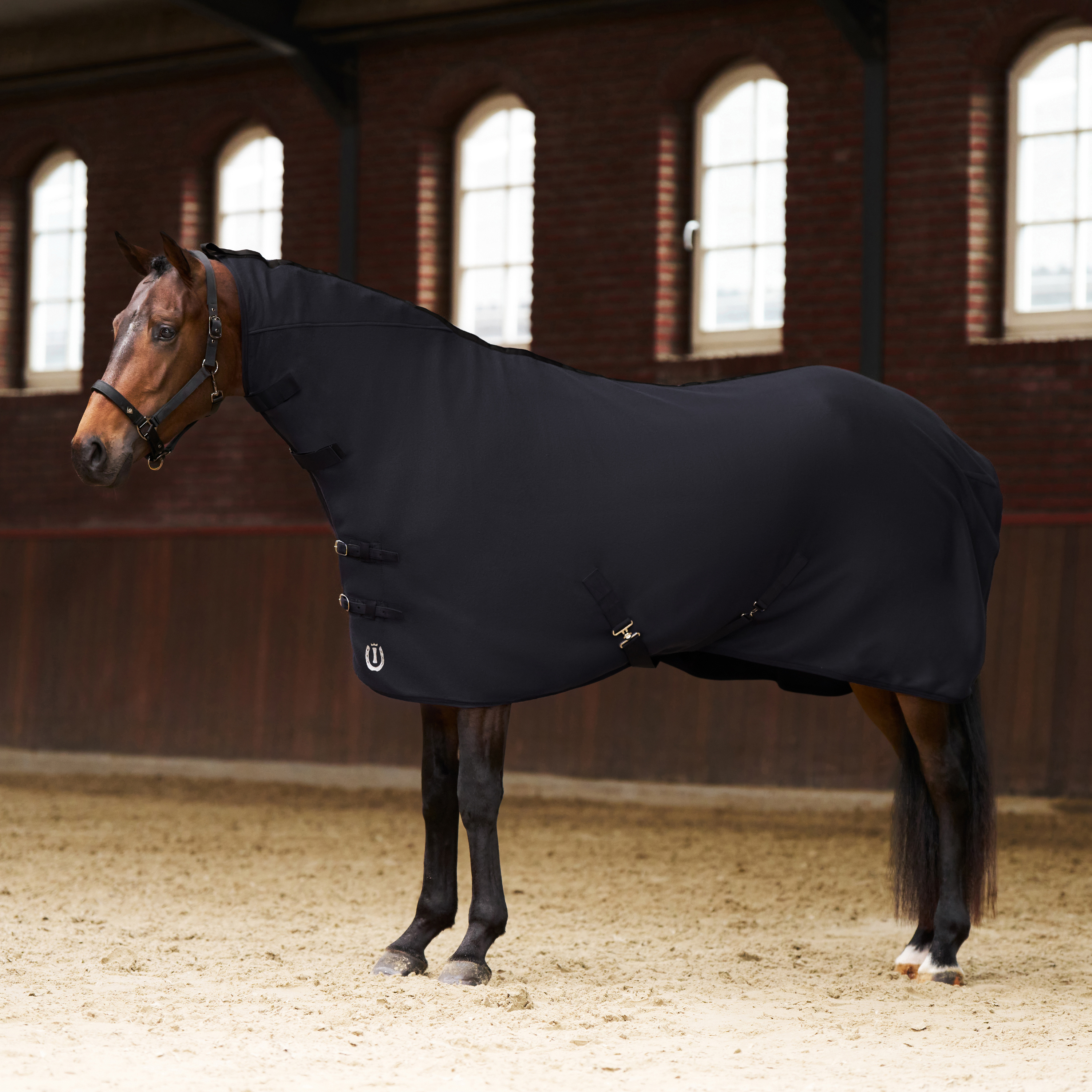 Imperial Riding Fleeceblanket with neck Fundamental - Black - 6