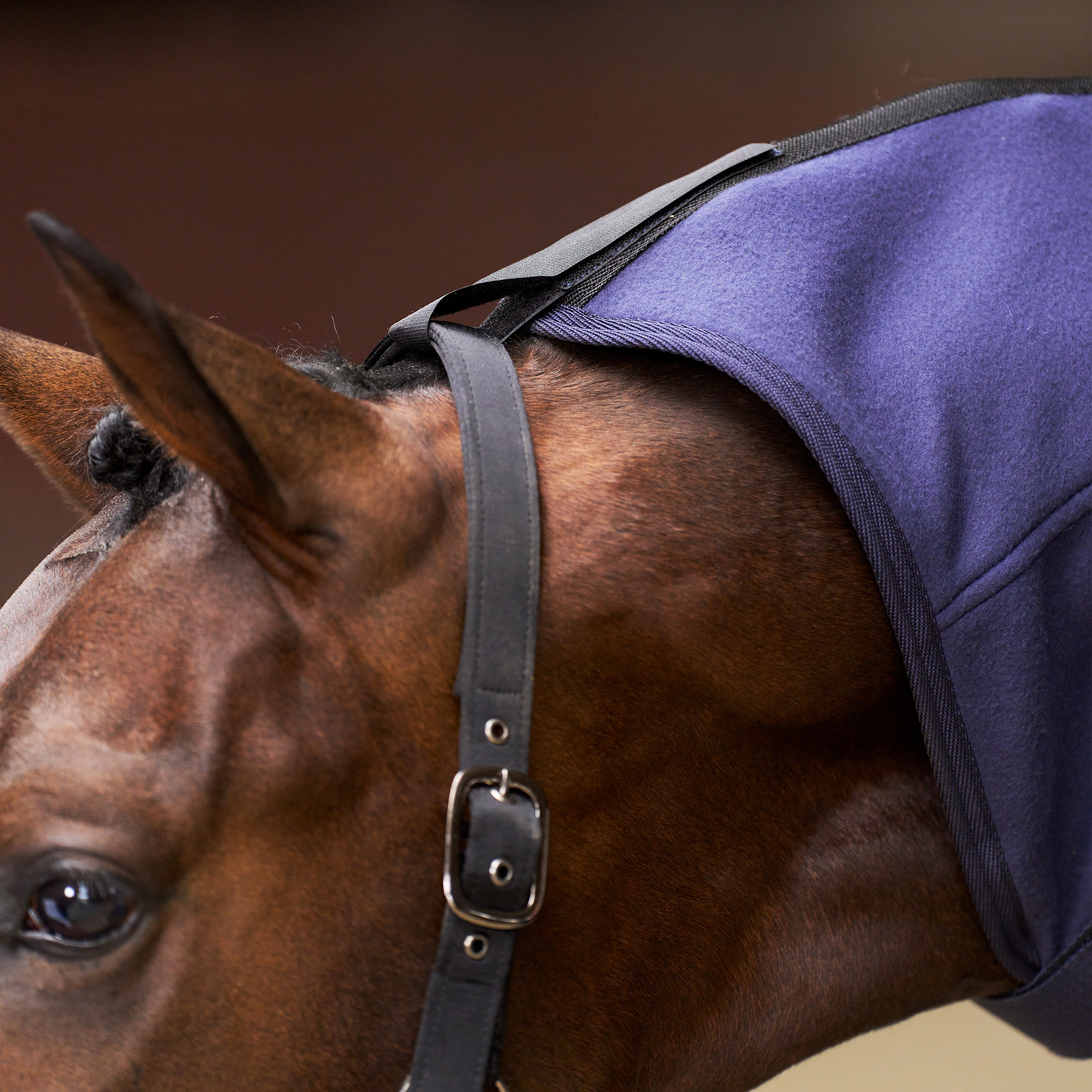 Imperial Riding Fleece-loimi kaulalla Fundamental - Tummansininen - 2