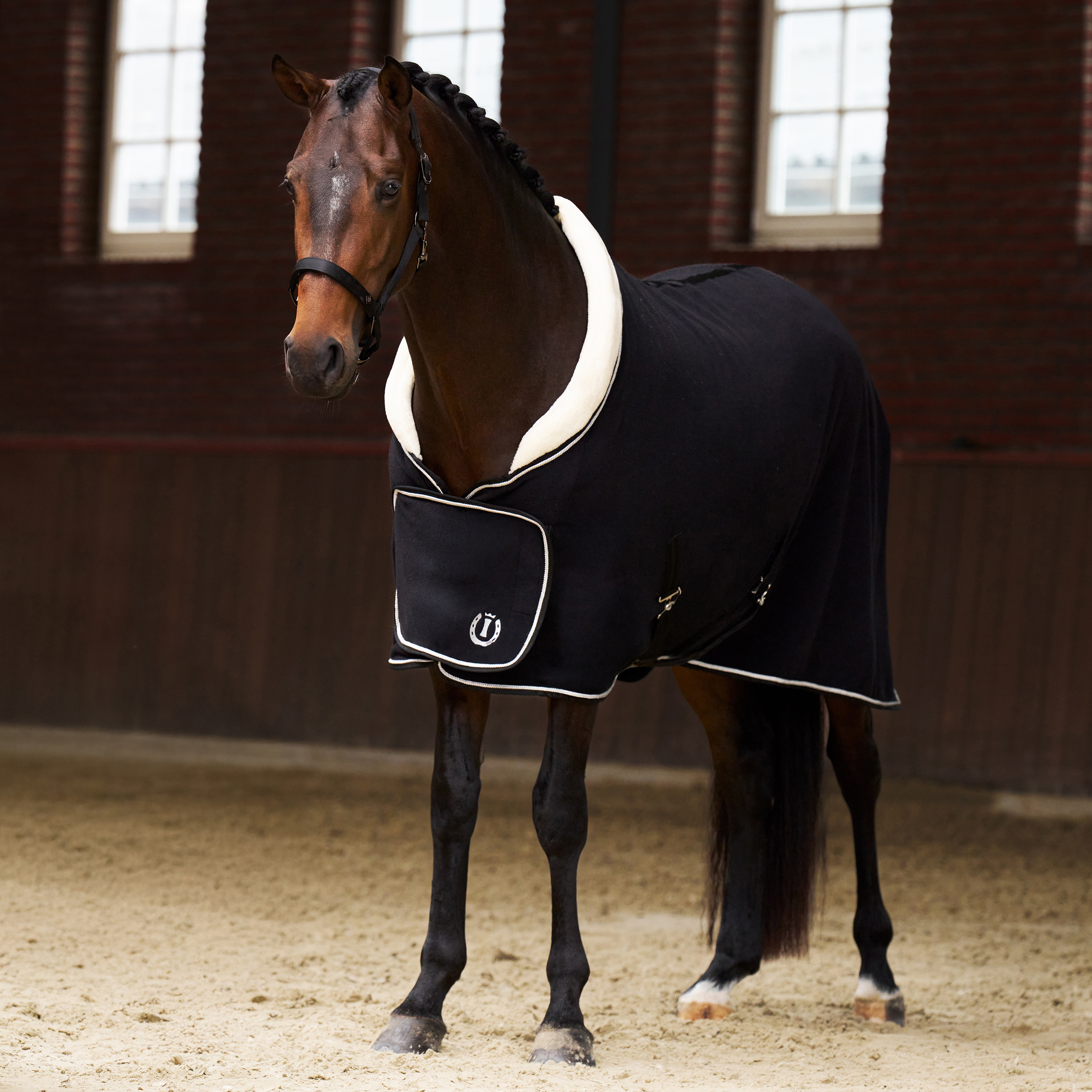 Imperial Riding Fleece blanket Essential - Black