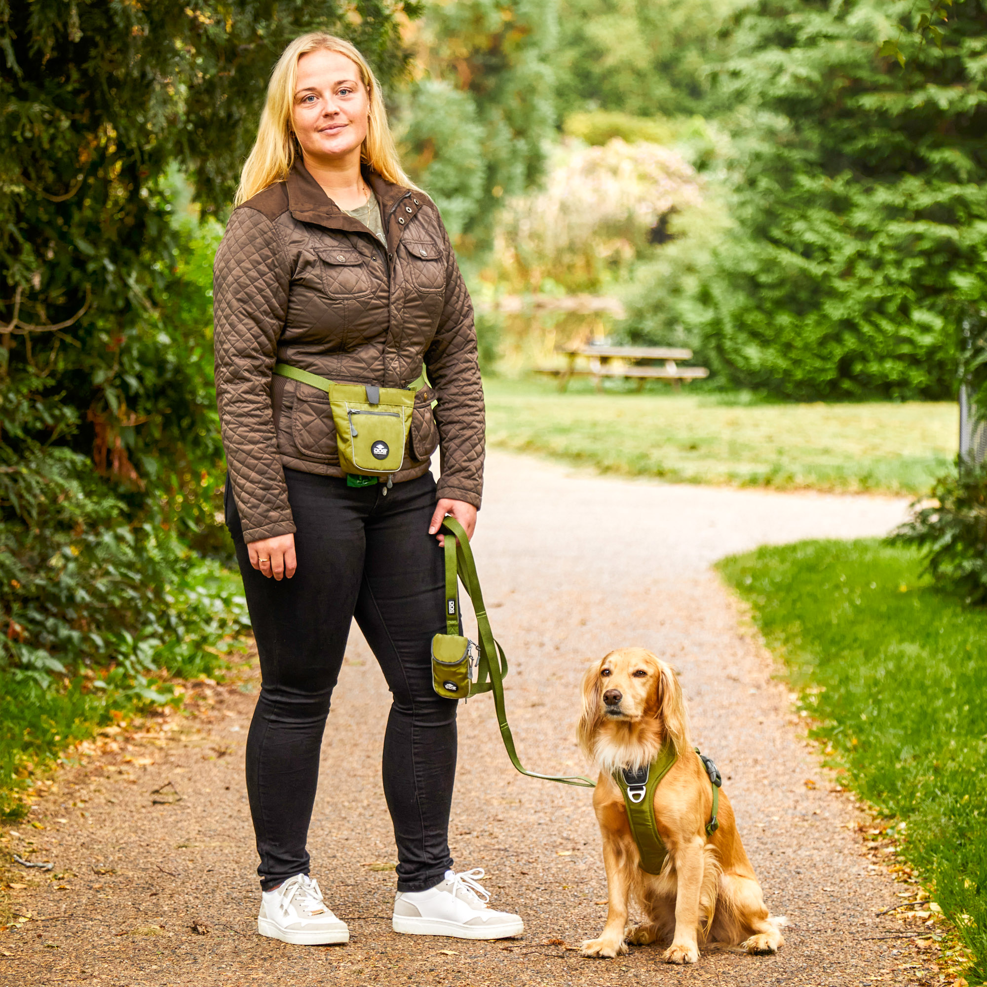 Dog Copenhagen Go Explore Treat Bag - Hunting Green