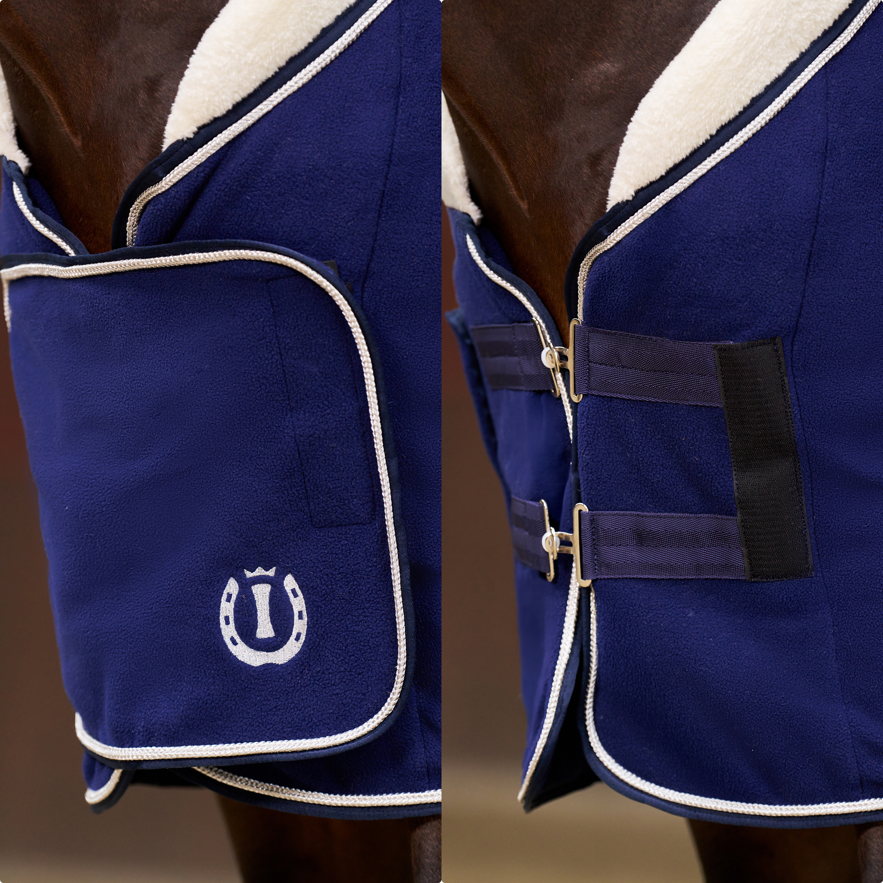 Imperial Riding Fleece blanket Essential - Navy - 4