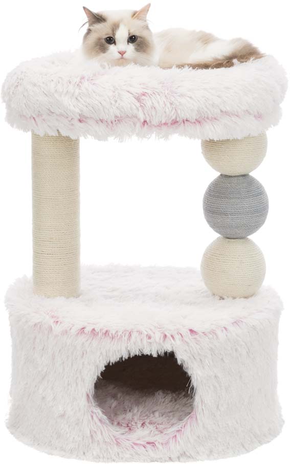 Trixie Raapimiskaluste Harvey - Valkoinen/vaaleanpunainen - 73 cm - 2