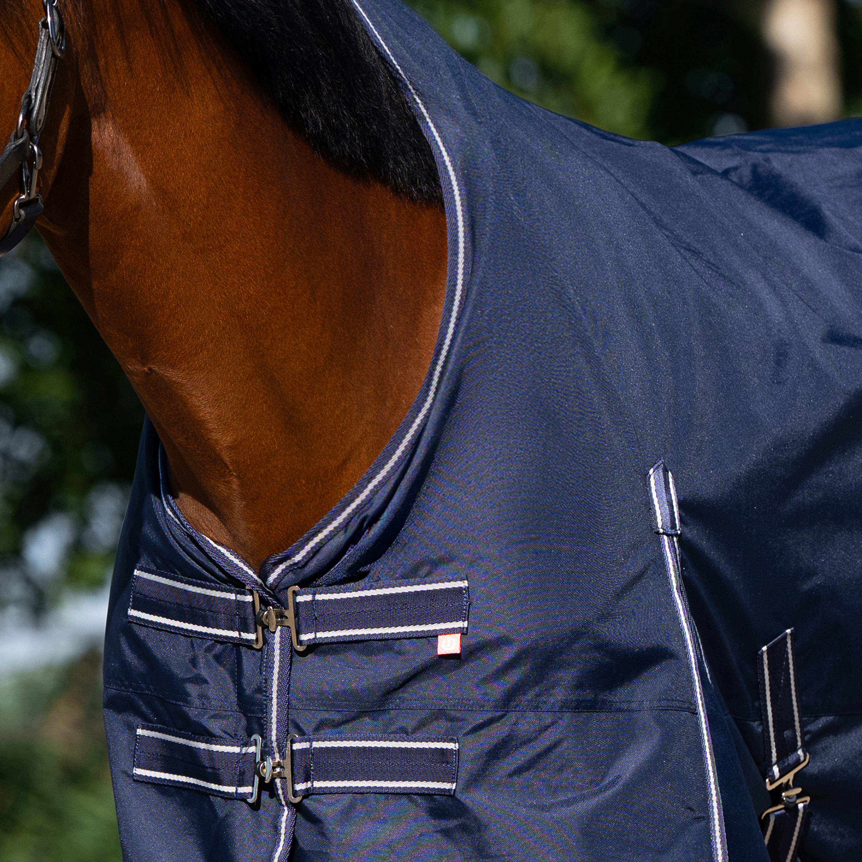 Imperial Riding Utomhustäcke Basic with high neck Fleece - Marinblå - 2