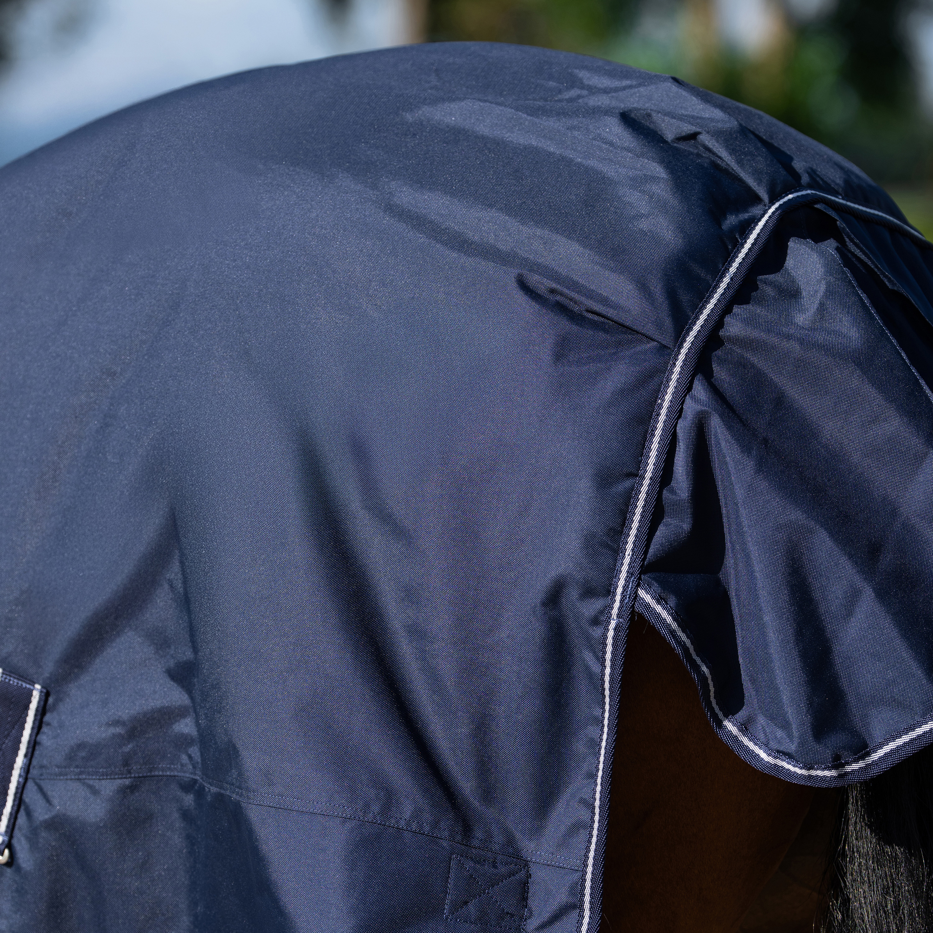 Imperial Riding Utomhustäcke Basic with high neck Fleece - Marinblå - 5