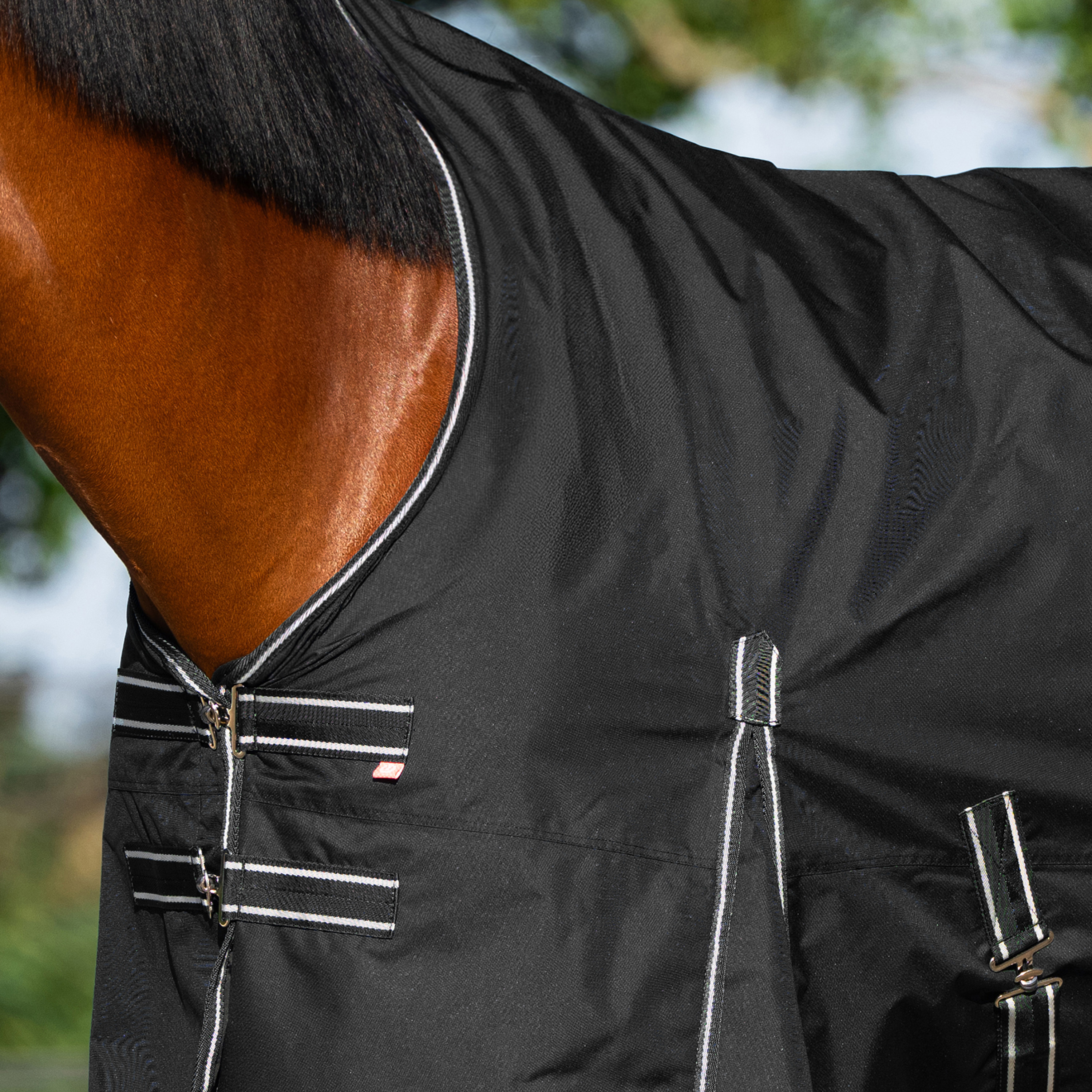 Imperial Riding Outdoor blanket Basic with high neck Summer - Black - 2
