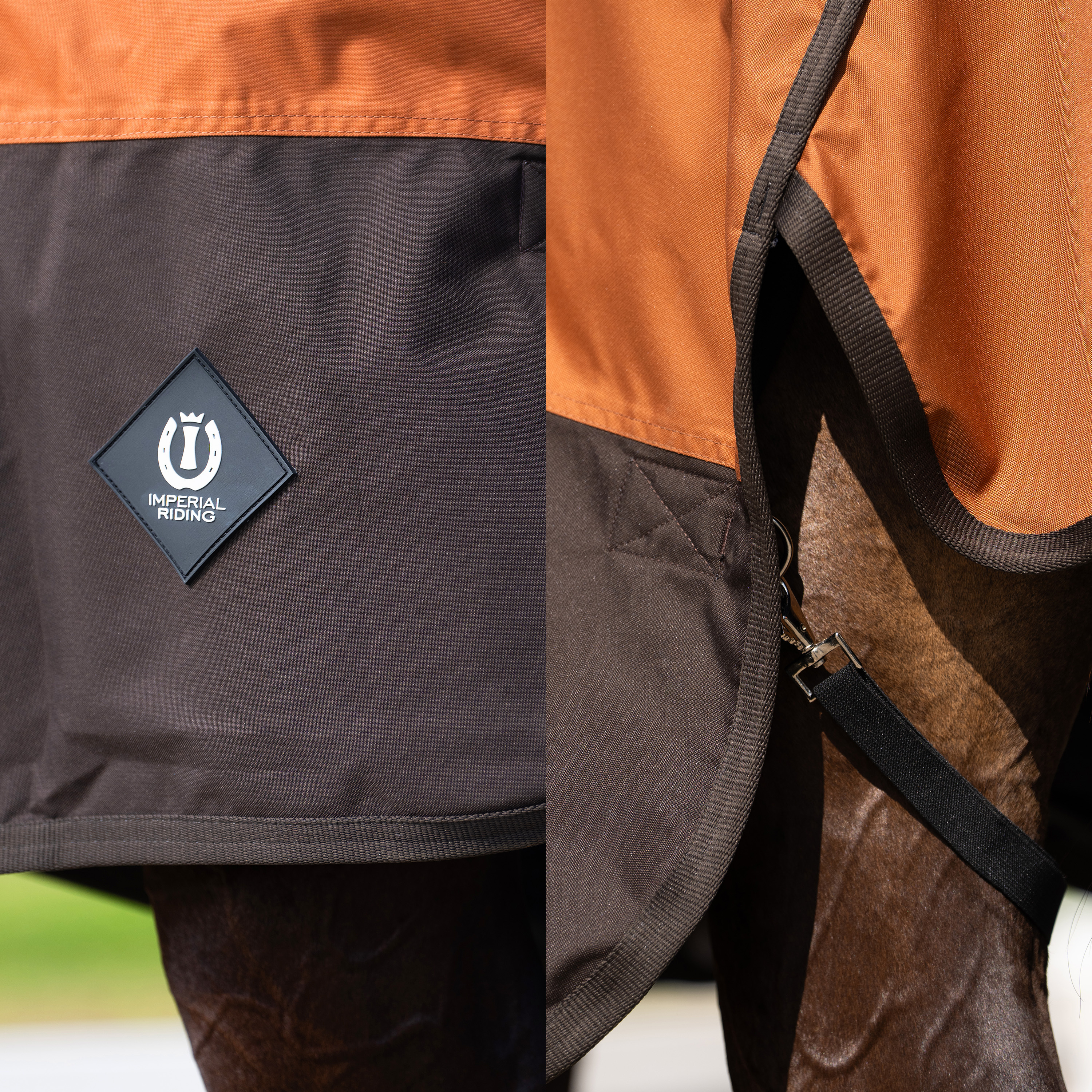 Imperial Riding Ulkoloimi Customized without neck Summer - Kettu - Tummanruskea - 3