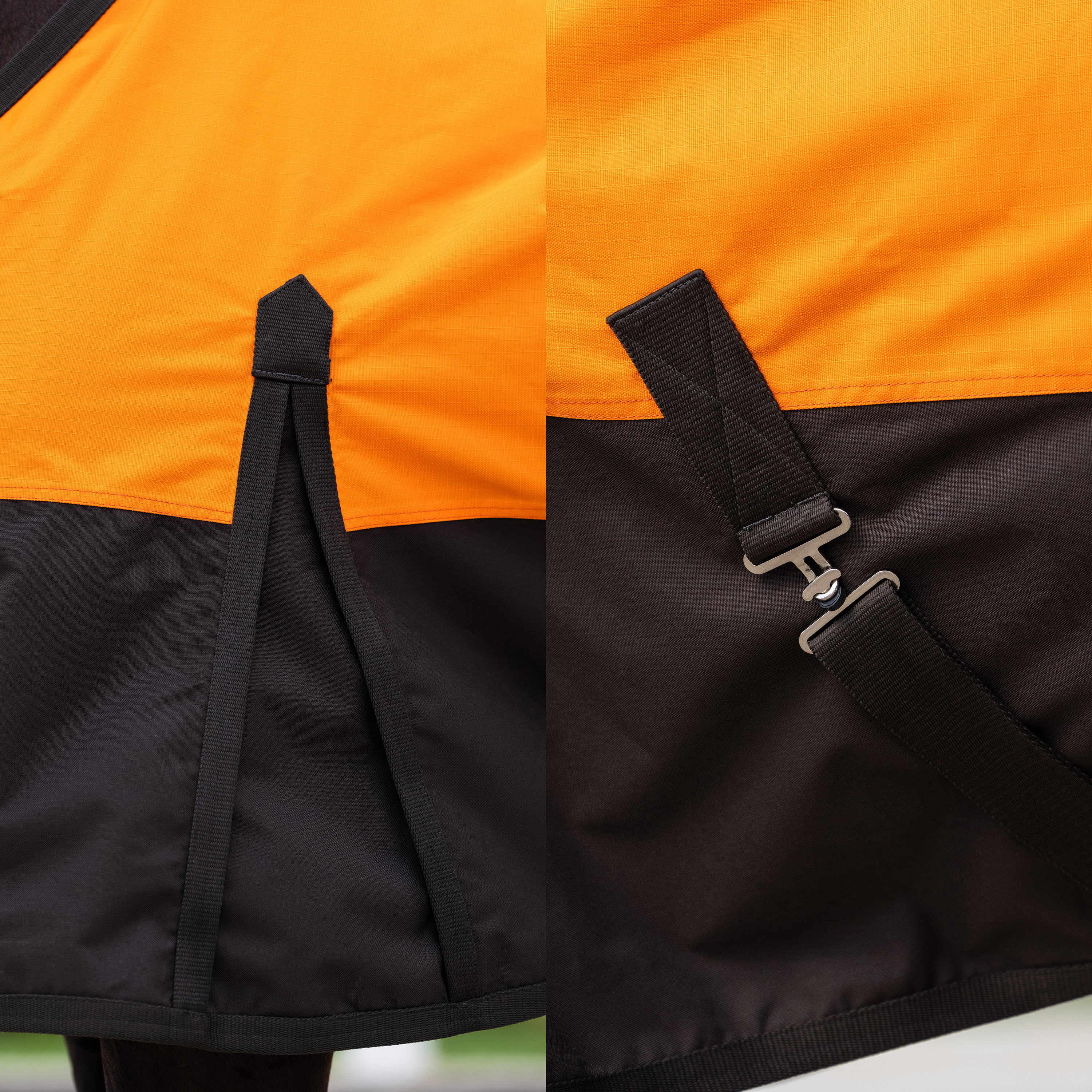 Imperial Riding Outdoor blanket Customized with high neck Summer - Orange-Dark Brown - 5