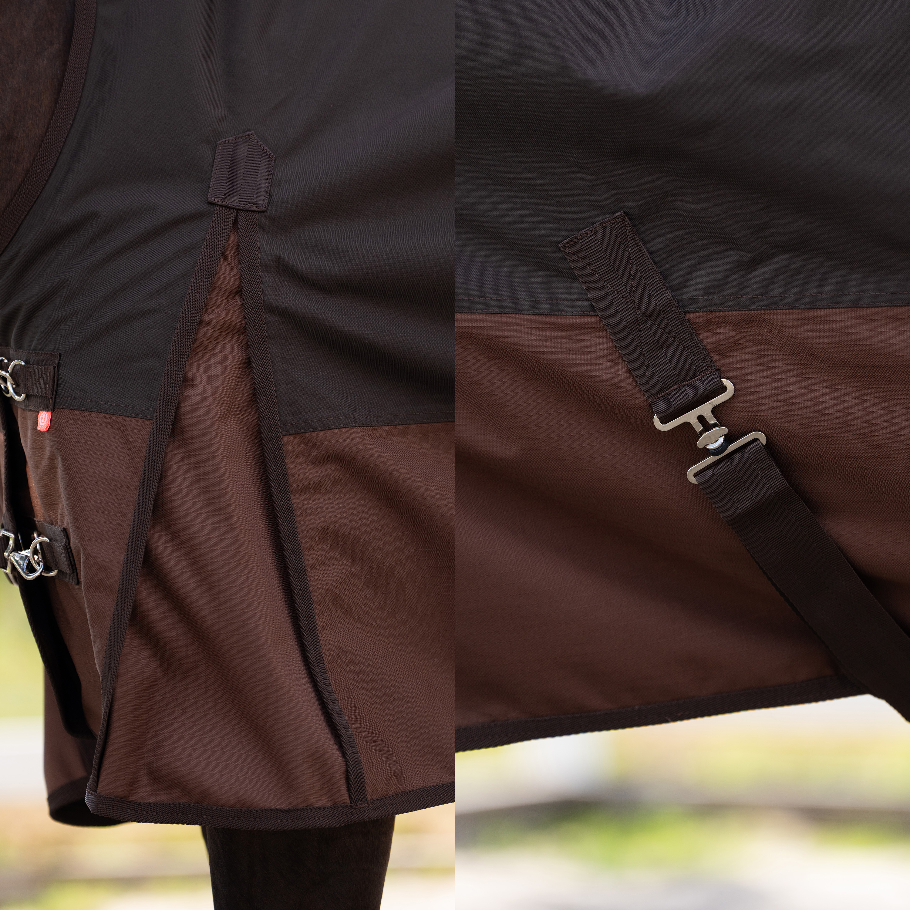 Imperial Riding Ulkoloimi Customized with high neck Summer - Tummanruskea - Vaaleanruskea - 5