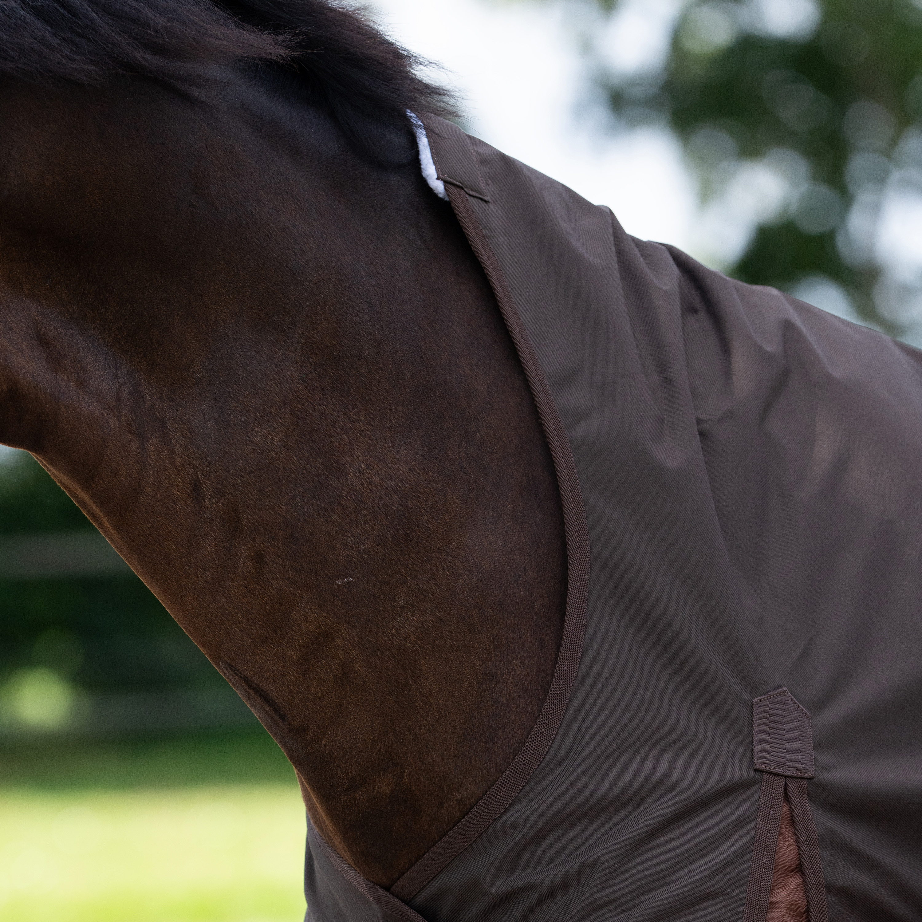 Imperial Riding Ulkoloimi Customized with high neck Summer - Tummanruskea - Vaaleanruskea - 4