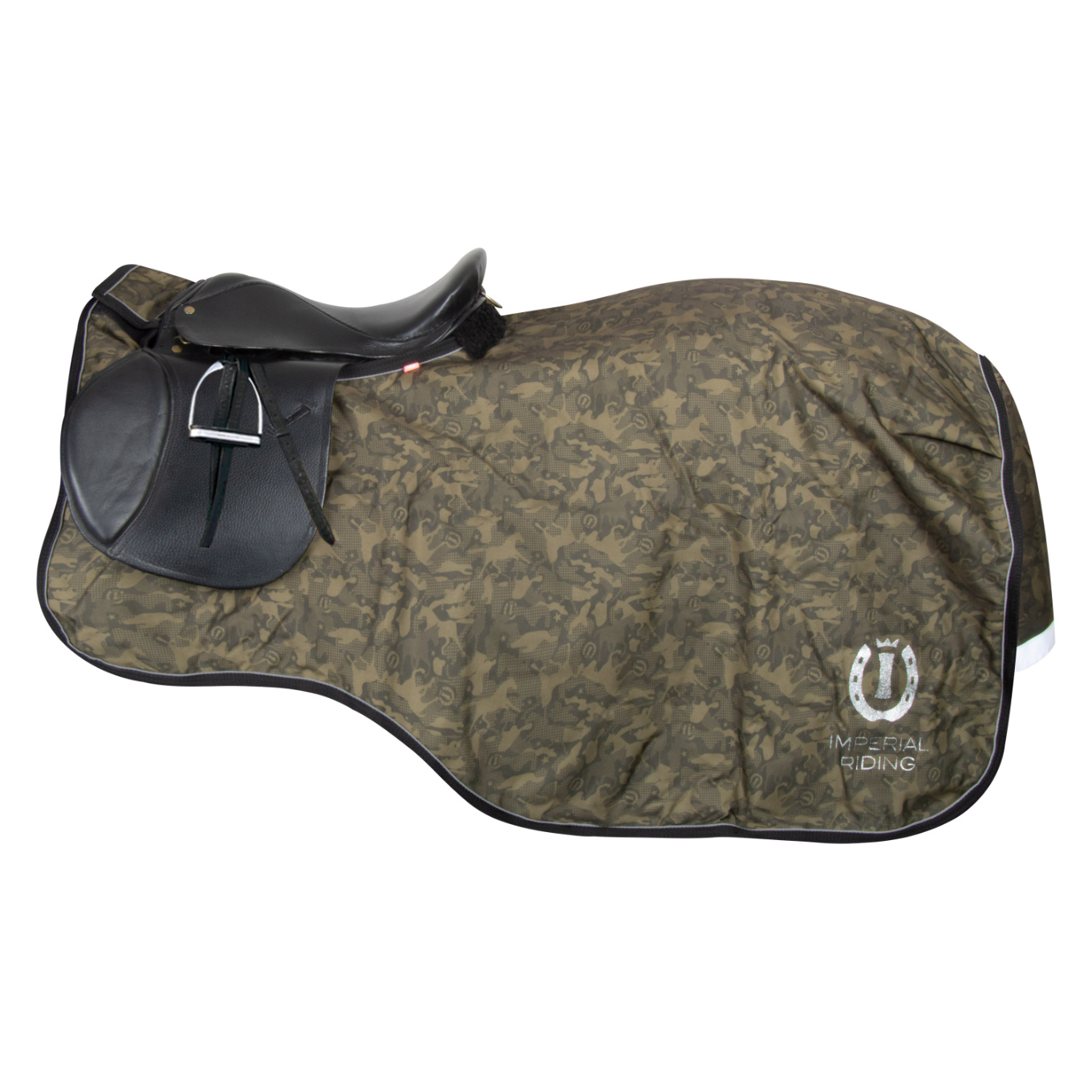 Imperial Riding Exercise blanket Super-dry Hide & Ride - Olive green - 2