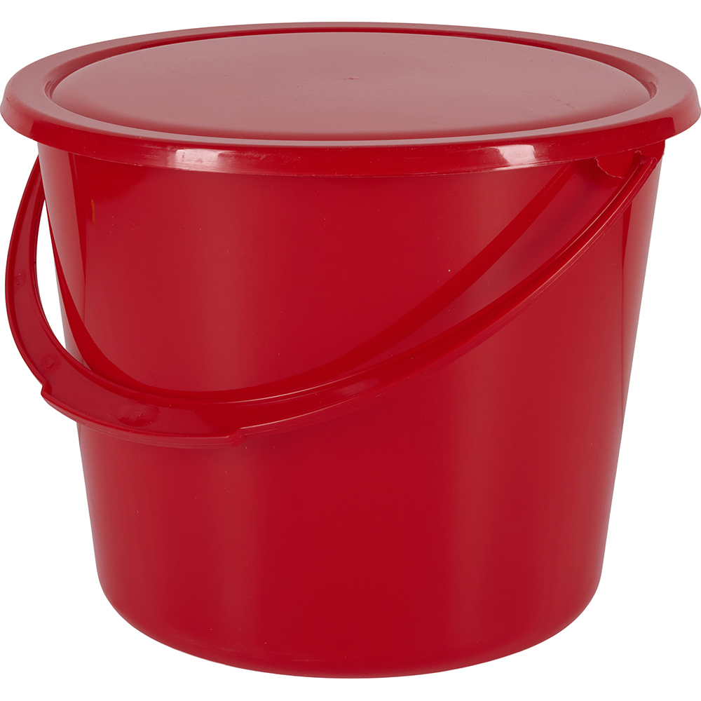 Horse Guard Bucket with lid 8L red onesize