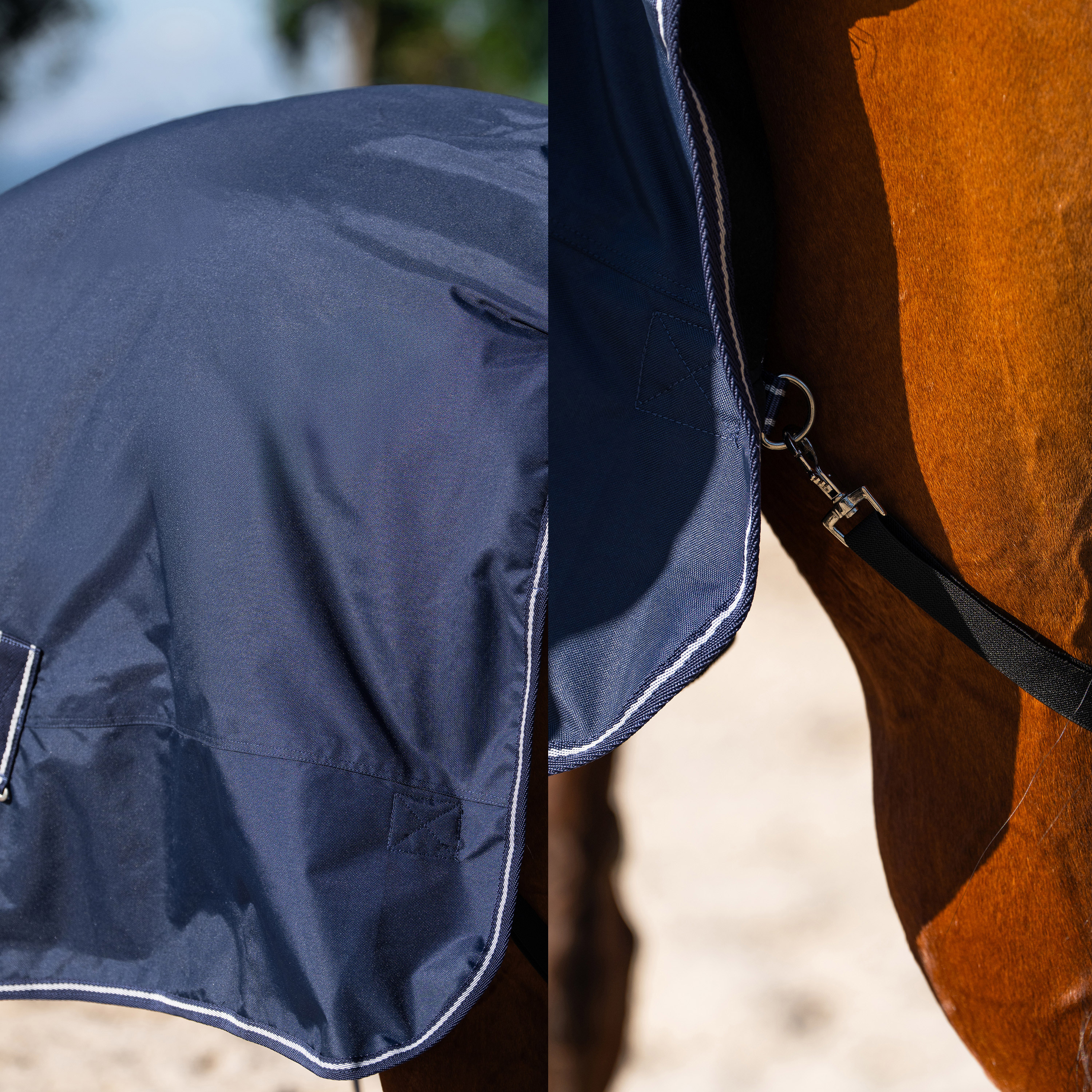 Imperial Riding Outdoor blanket Basic without neck 300gr - Navy - 3