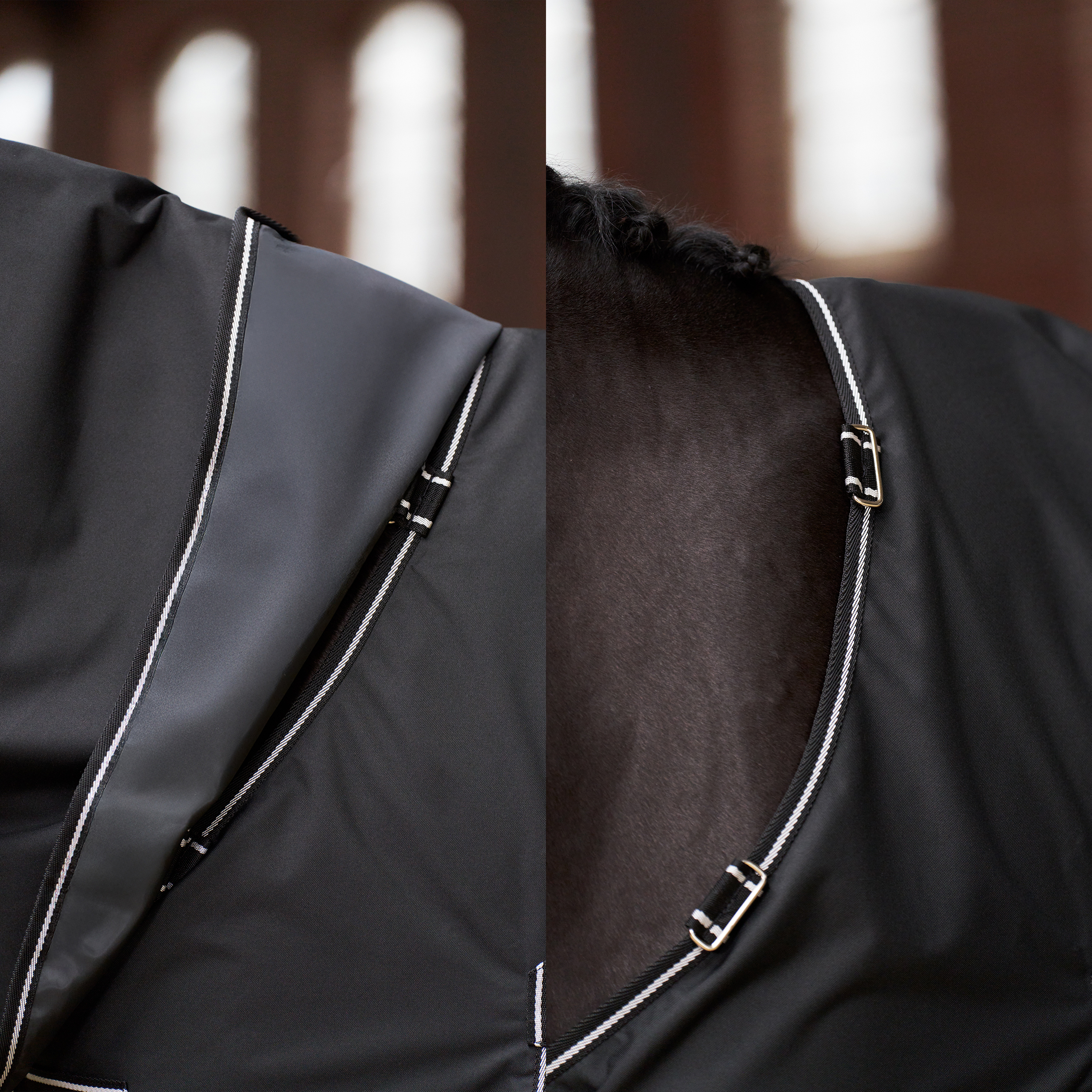 Imperial Riding Ulkoloimi Basic with detachable neck Fleece - Musta - 5