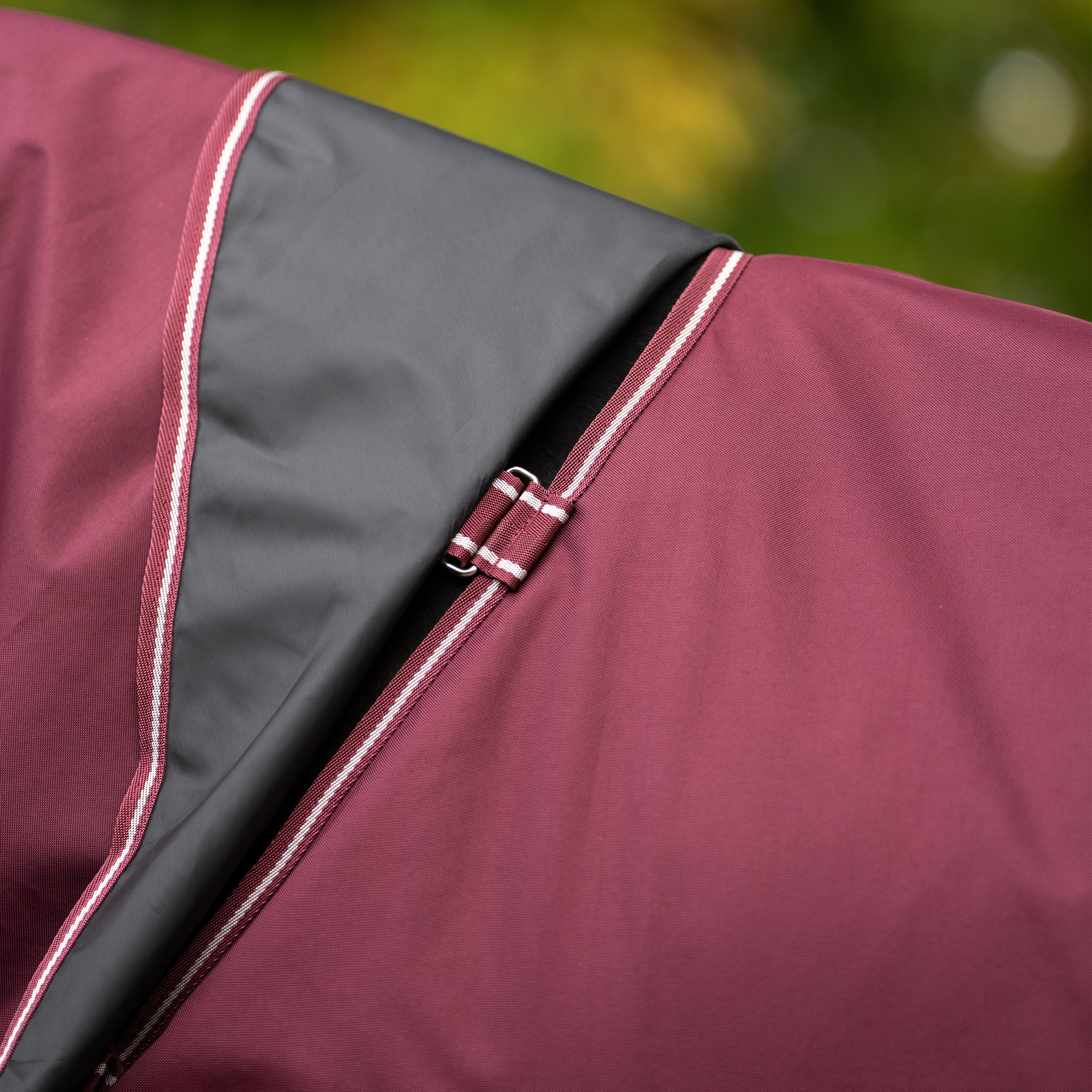 Imperial Riding Outdoor blanket Basic with detachable neck 200gr - Deep Red - 3