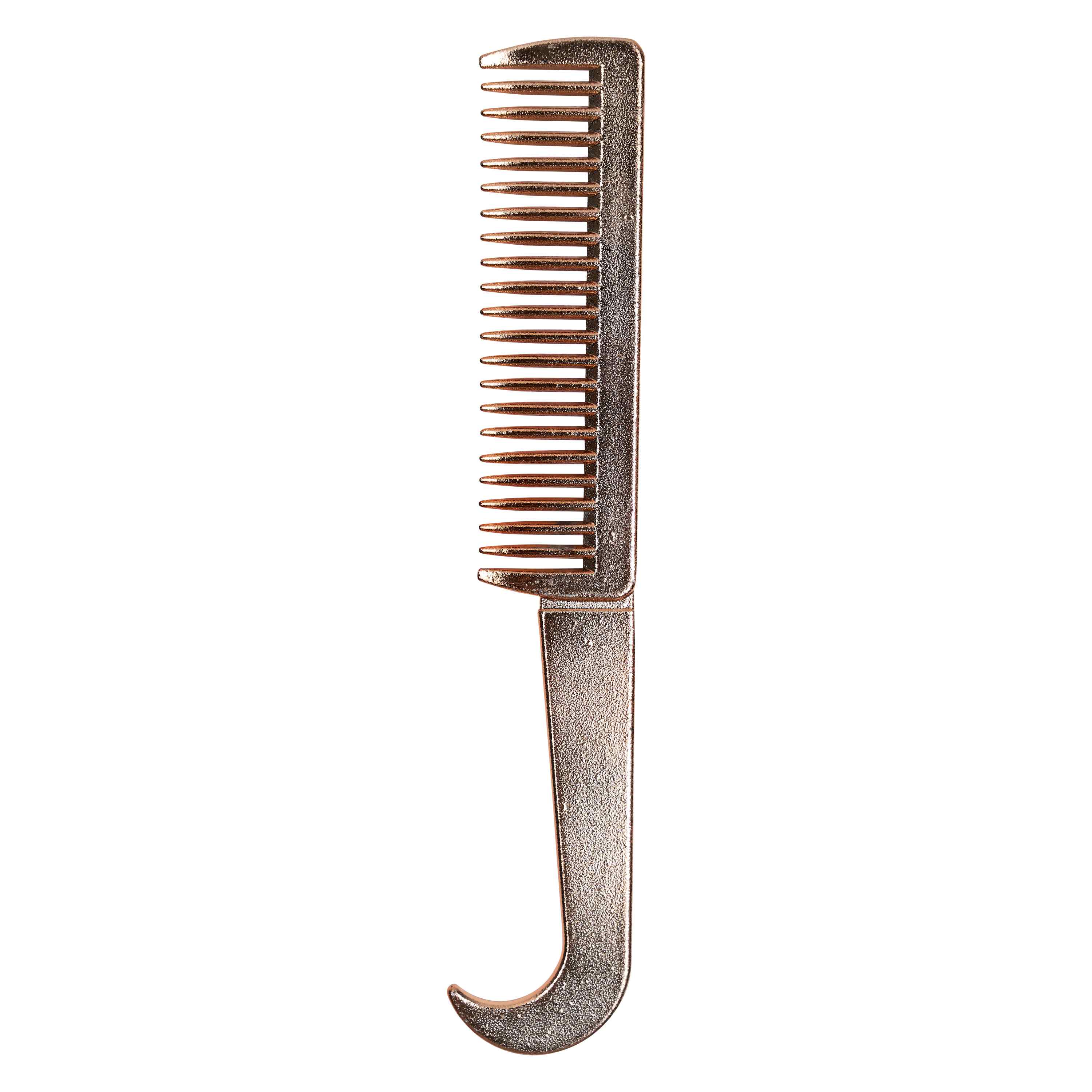Imperial Riding Comb iron with handle Roségold