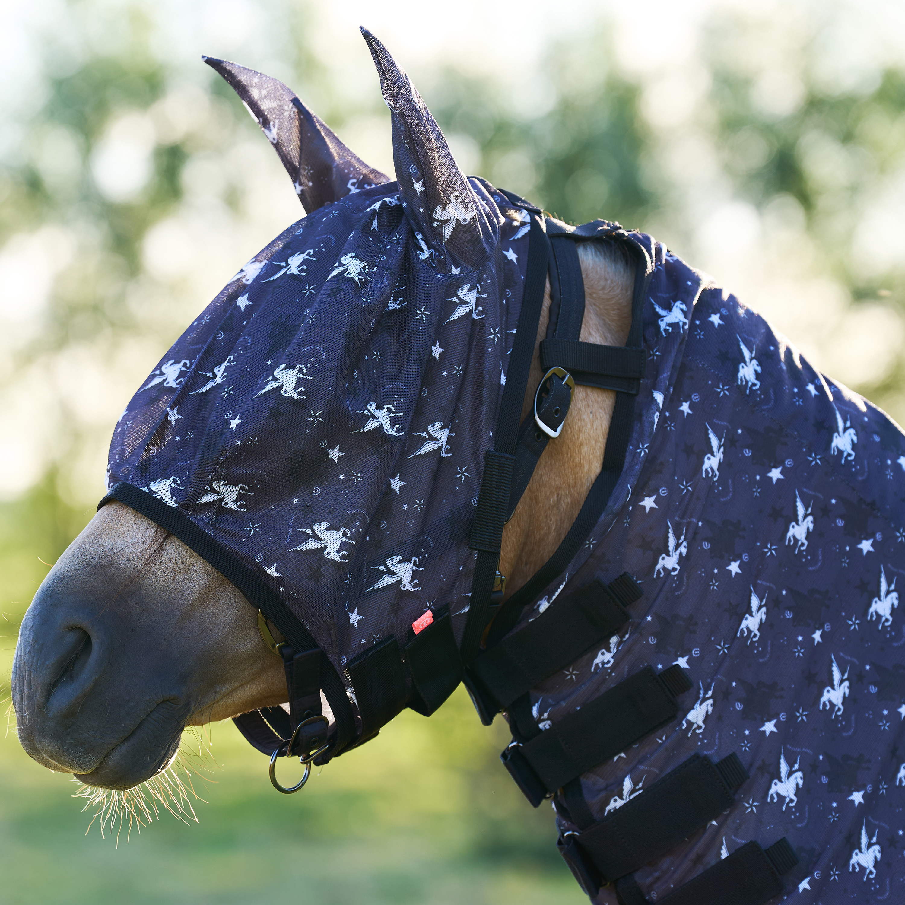 Imperial Riding Fluemaske Carly UV - Grå Pixie Dust AOP - 2