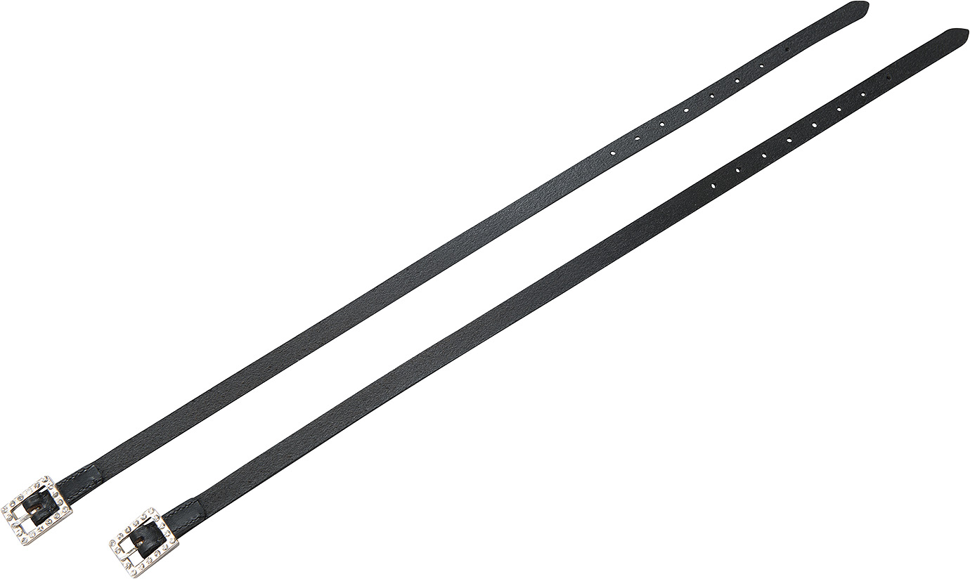 NORTON 'Crystal' Spur Straps Black