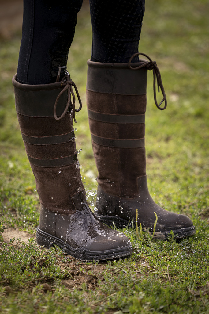 EQUITHEME 'Country' Tall Boots Brown - 7