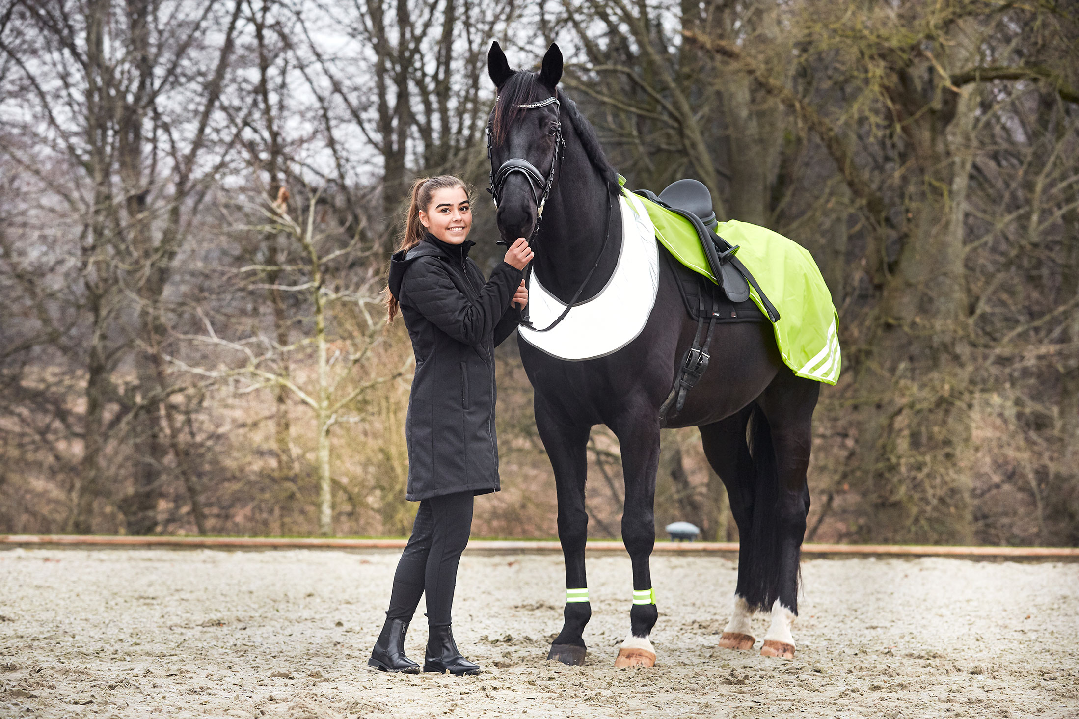 Horse Guard Jamie reflective exercise sheet Keltainen - 2