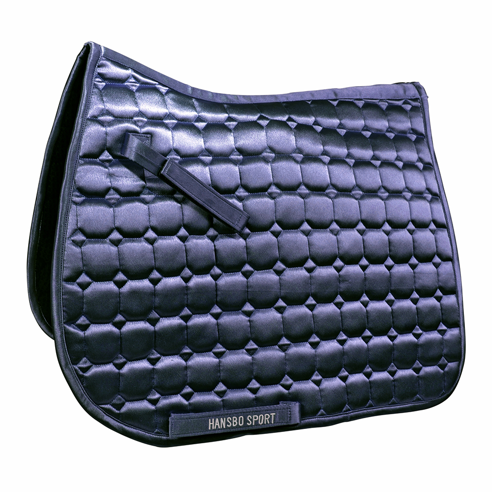 Hansbo Sport Saddle Pad Shine Jumping/Allround Full - Navy - only this copy - 2