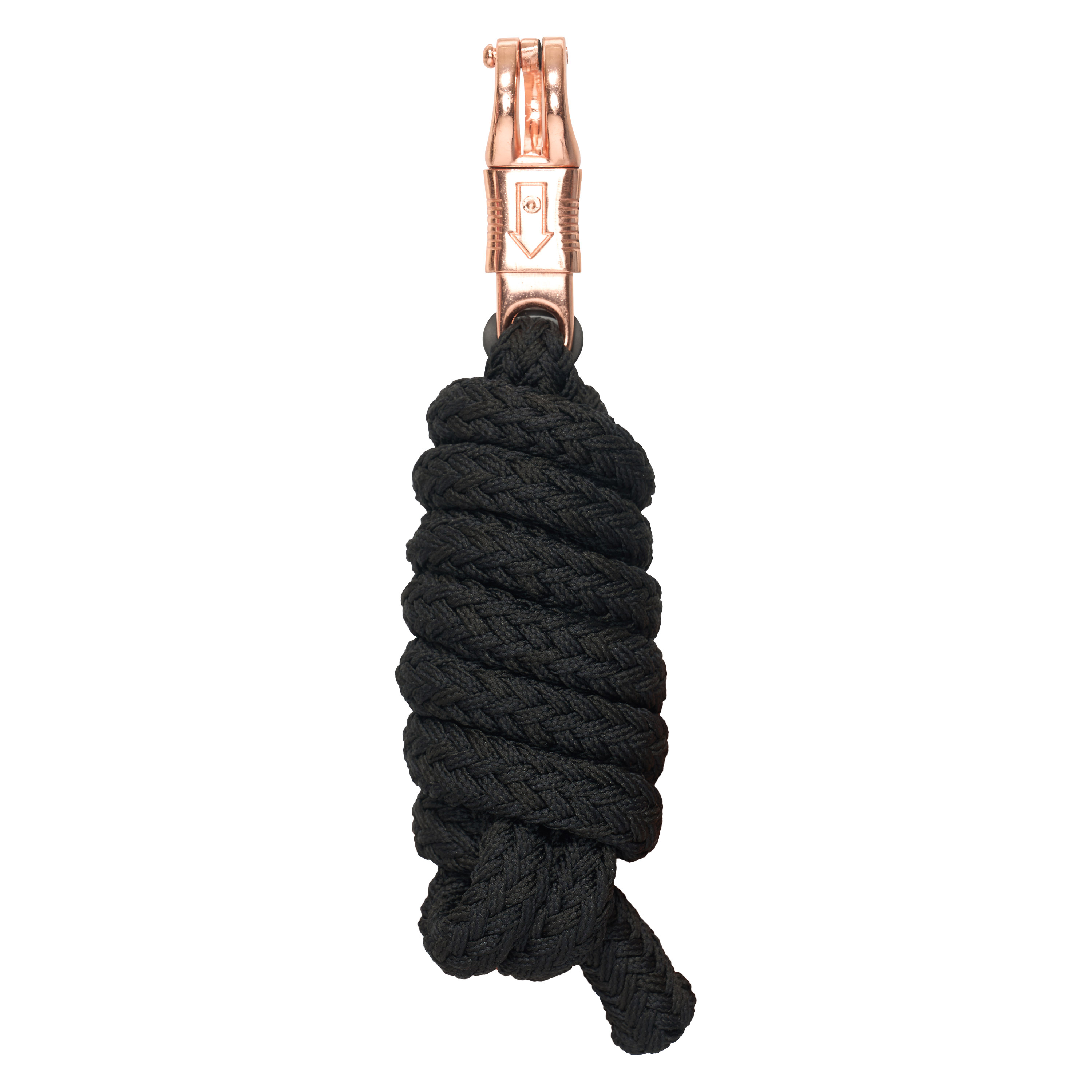 Imperial Riding Lead rope Classic PH - Black-Rose gold
