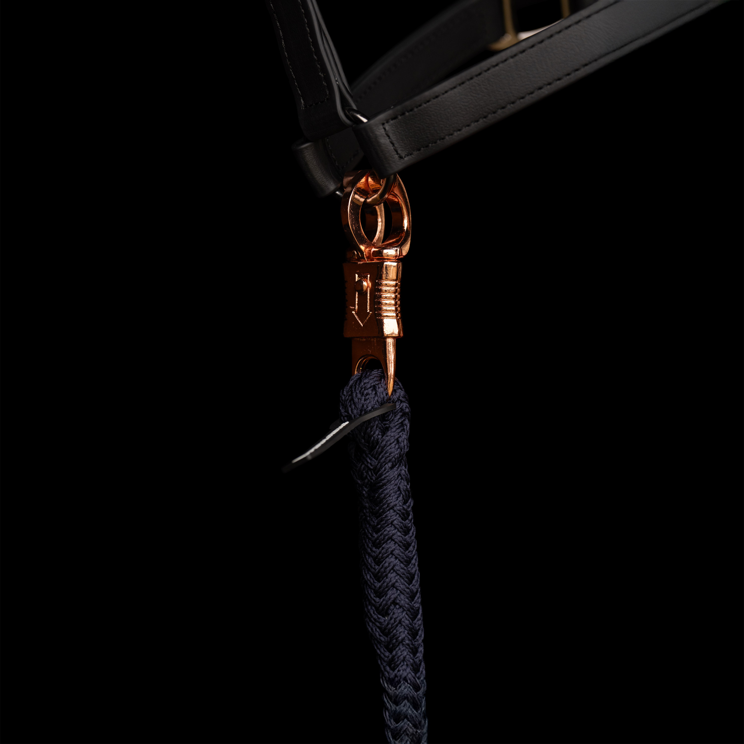 Imperial Riding Lead rope Classic PH - Navy-Rosegold - 2