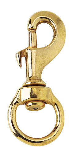 Feeling Snap Hook Round, 21 mm - Brass Golden